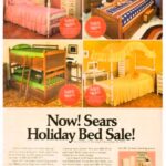 70s SEARS Holiday GROOVY Bed Sale POSTER 24 X 18 Inches Nice