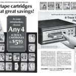 8 Track Tapes & Player Magazine Ad 1969 POSTER 24 X 18 Inches Wall Art