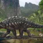 Ankylosaurus DINOSAUR POSTER 24 X 18 Inches NICE!