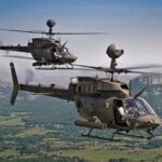 Bell OH-58 Kiowa Helicopter POSTER 24 X 36 Inches