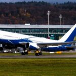 Boeing 767 "Sky Lady" (Taking Off) POSTER 24 X 36 INCH Nice!