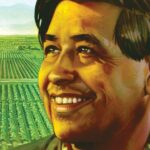 Cesar Chavez (Stamp) POSTER 24 X 36 INCH Mexico History Revolution
