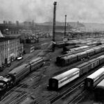 Cincinnati Union Terminal Railyard 1948 POSTER 24 X 18 Inches Wall Art Nice!