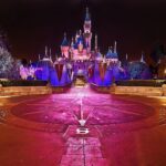 Disneyland Sleeping Beauty Castle at night POSTER 24 X 36 Inches Beautiful