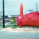GIANT FISH AT SPOOKY GOLF GULF SHORES ALABAMA POSTER 24 X 36 Inches Memories