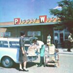 Grocery shopping at Piggly Wiggly 1960s POSTER 24 X 18 Inches Nice Wall Art!
