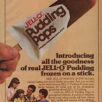 Jell-O Pudding Pops in 1982 24X18 Vintage POSTER 24 X 24 Inches Wall Art