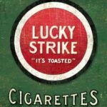 LUCKY STRIKES (It's Toasted) WW II AD POSTER 24 X 36 Inches Looks GREAT!