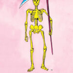 La Muerte Death Loteria Card Mexican Bingo POSTER 24 X 18 Inches Nice Wall Art!