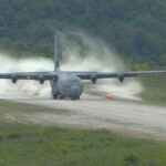 Lockheed C-130 Hercules ( Landing) POSTER 24 X 36 Inches Military Aircraft
