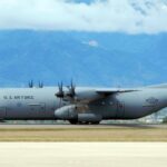 Lockheed C-130 Hercules (Runway) POSTER 24 X 36 Inches Military Aircraft
