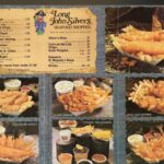 Long John Silver's Menu Late 70s 24X18 Vintage POSTER 24 X 24 Inches Wall Art