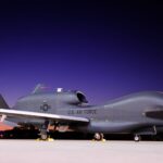 Northrop Grumman RQ-4 Global Hawk USAF (Cover of Night)  POSTER 24 X 36 Inches