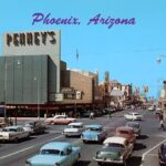 Phoenix Arizona Postcard 1950s POSTER 24 X 18 Inches Wall Art