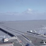 Port Isabel Causway to Padre Texas 1978 POSTER 24 X 18 Inches Wall Art
