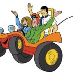 SPEED BUGGY CAST POSTER 24 X 24 INCH 70's Cartoons