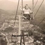 Smoky Sky Lift Gatlinburg Tennessee 1958 POSTER 24 X 18 Inches Nice Wall Art!