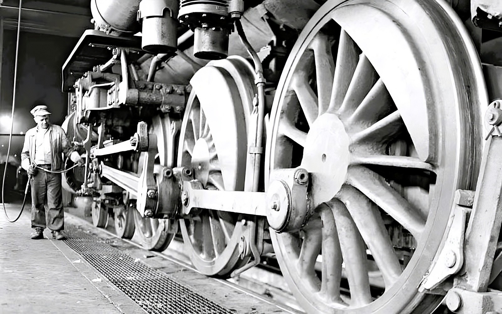 lubricating-The-wristpin-Wheelset-Train-Railroad-POSTER-24-X-18-Inches-127289001929 lubricating The wristpin Wheelset Train Railroad POSTER 24 X 18 Inches - Image 1